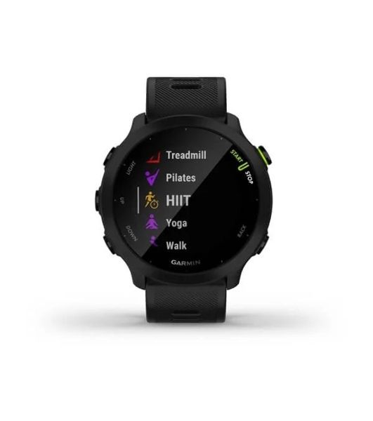 Умные часы Garmin Forerunner 55, 1.04" TFT (TN), 5G, Wi-Fi, Bluetooth, IP68, черный