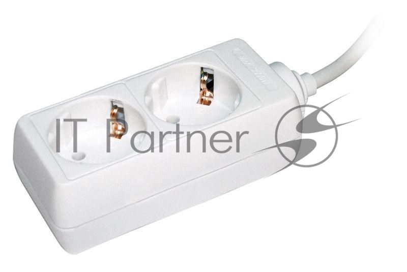 Удлинитель Iek WYP10-16-02-05-Z-N У02 2 места 2Р+РЕ/5 метров 3х1 мм2 16А/250 IEK