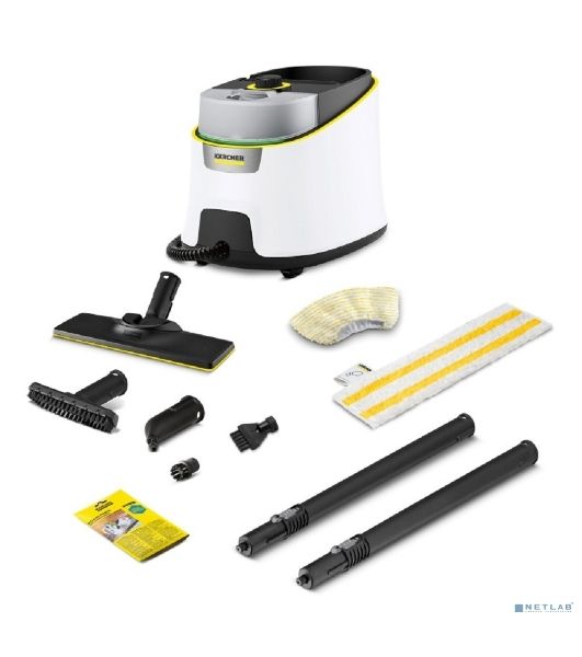Пароочиститель Karcher EasyFix SC 4 Deluxe белый, напольный, 2200 Вт, 60 г/мин, 1300 мл