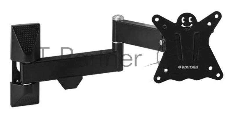 Кронштейн Kromax CASPER-104 черный, 10"-26", VESA 100x100 мм, max 15 кг