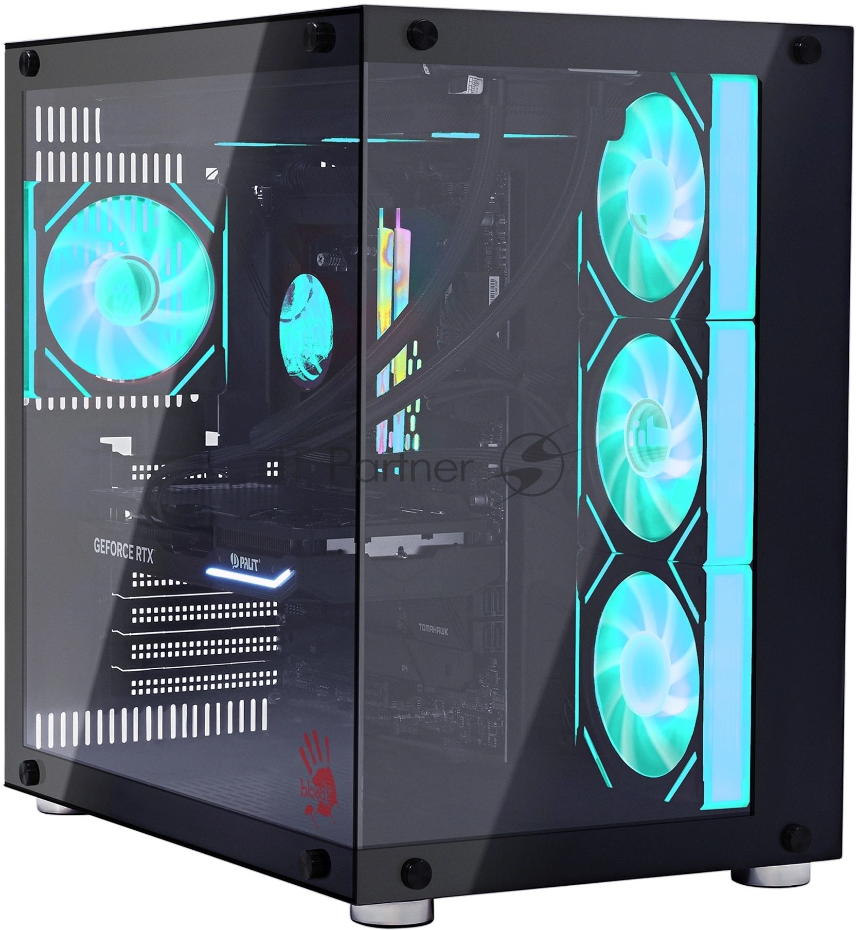 Компьютер Bloody BD-PC CZ79C3 MT i7 14700F (2.1) 64Gb SSD 1Tb RTX 5080 16Gb Win 11H 64 GbitEth 850W черный (2086028)