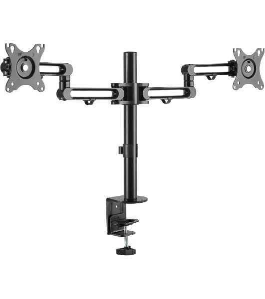 Кронштейн для мониторов Ultramounts UM737 черный 17"-32" макс.8кг крепление к столешнице поворот и наклон