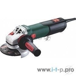 Угловая шлифовальная машина Metabo WEV 15-125 Quick HT 600562000 1550вт, 125мм, 4.2Нм,2.8-9.6/мин, 9600 об/мин, кейс, вес 2.5 кг