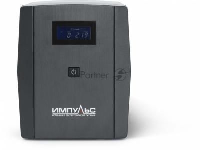 Источник бесперебойного питания Импульс ЮНИОР СМАРТ 1500, 1500/900 ВА/Вт, LCD, USB, RJ11/RJ45, IEC-C13x6