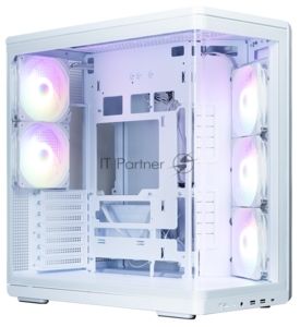 Компьютерный корпус ZALMAN MidTower P60 белый (ATX, без БП, 5x120мм ARGb fans, 1xUSB Type C, 2xUSB 3.0) (Zalman P60 белый)