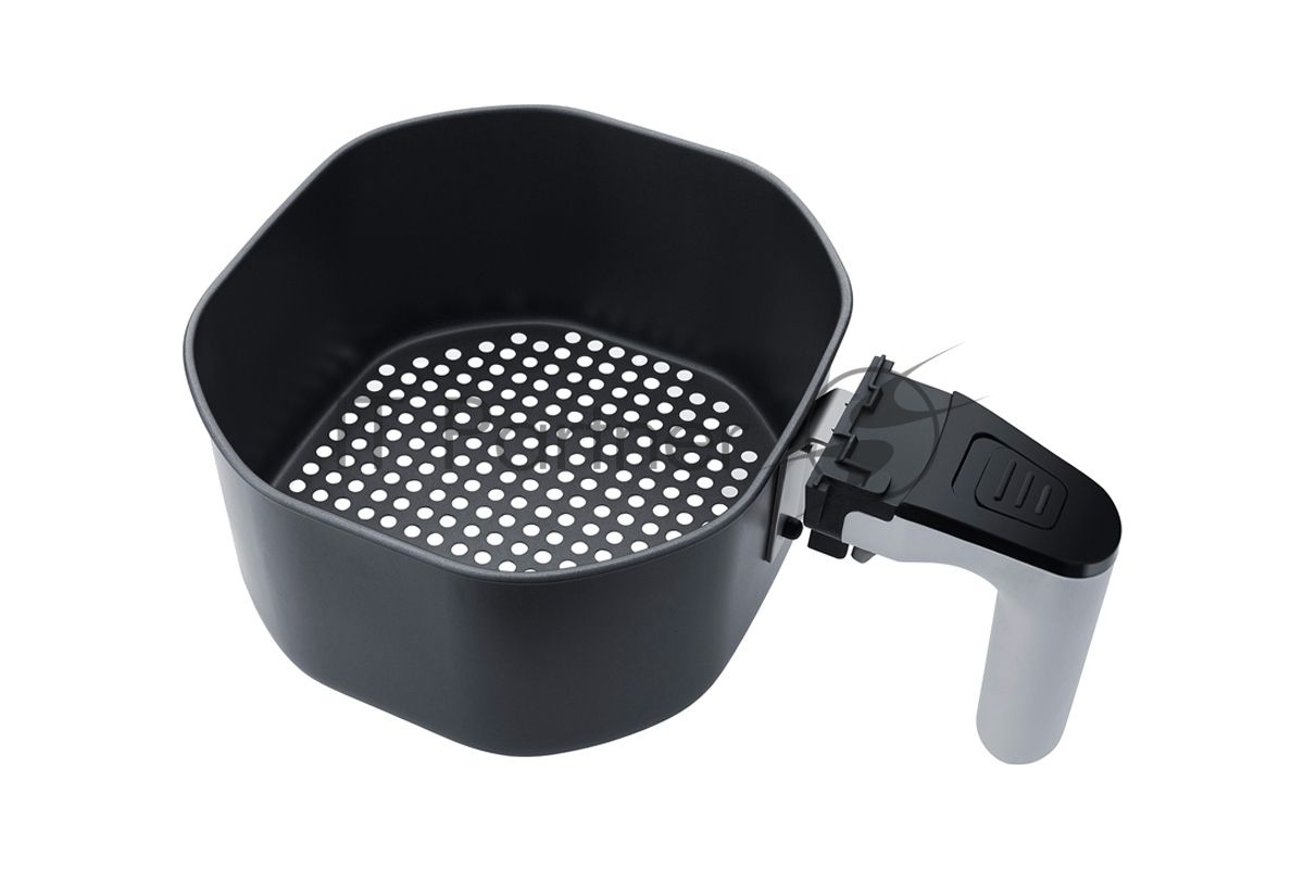 Аэрофритюрница Steba HF 1000 белый/чёрный, 1500 Вт, 3.5 л, 0.5 кг, съёмная чаша, антипригарное покрытие, таймер