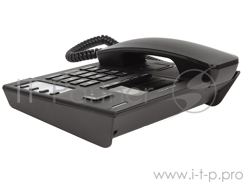 Телефон проводной Alcatel T56 черный АОН, Display, Flash, Recall, Wall mt.