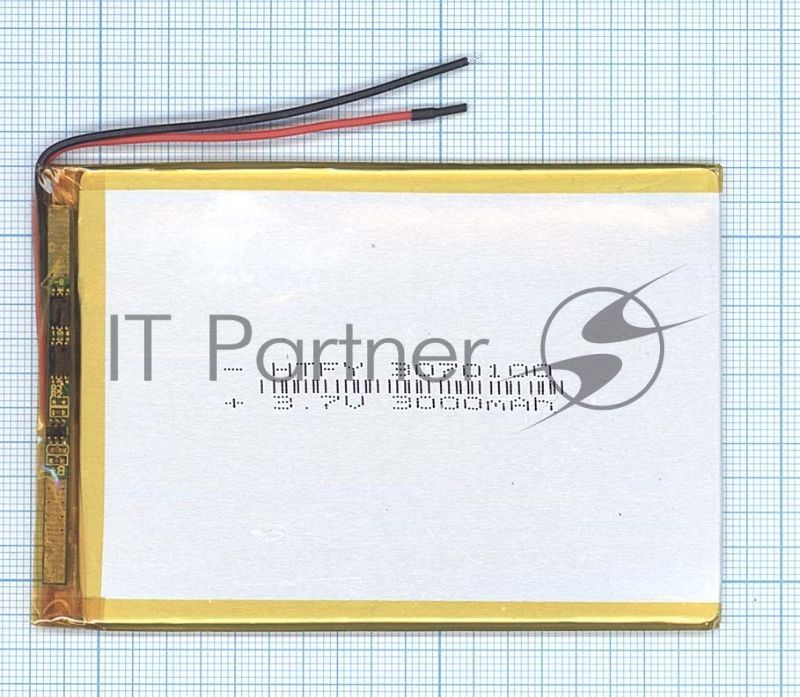 Аккумулятор Li-Pol (батарея) 3x70x100мм 2pin 3.7V/3000mAh