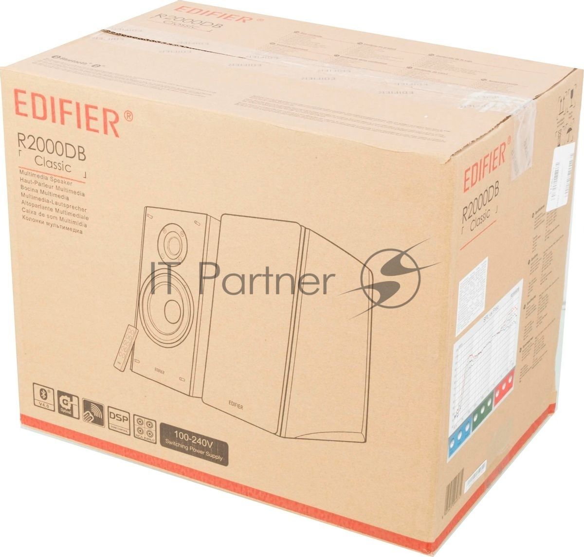 Акустическая система Edifier R2000DB 2.0, 24Wх2 + 36Wх2, ПДУ, RMS