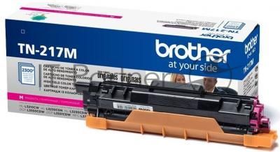 Картридж лазерный Brother TN217M пурпурный для  MFC-L3770CDW, DCP-L3550CDW, HL-L3230CDW 2300 стр.