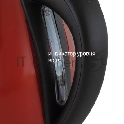 Чайник электрический JVC JK-KE1717 red, объем 1,7л, максимальная мощность 2200 Вт
