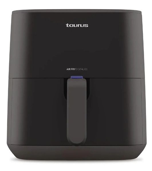 Аэрофритюрница Taurus Air fry digital 6S чёрный, 1700 Вт, 5.5 л, 1.2 кг, съёмная чаша, антипригарное покрытие, таймер