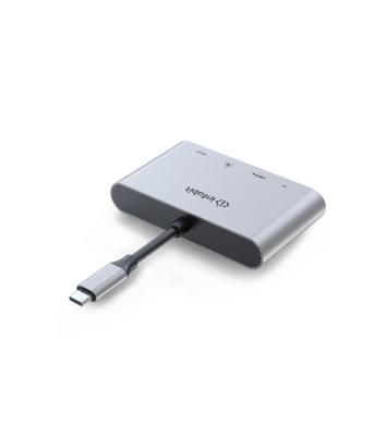 Распределитель Infobit iHub 301 3 подключения через 1 кабель USB-С