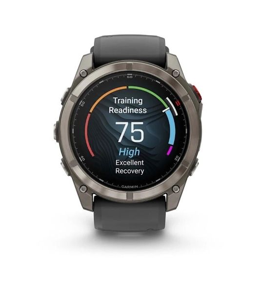 Умные часы Garmin Fenix 8 Pro 51mm AMOLED, 1.4" AMOLED, ANT+, Bluetooth, Wi-Fi, NFC, 10 ATM, серебристый / желтый