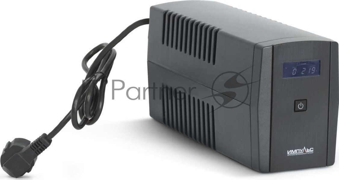 Источник бесперебойного питания Импульс ЮНИОР СМАРТ 2200, 2200/1320 ВА/Вт, LCD, USB, RJ11/RJ45, IEC-C13x6