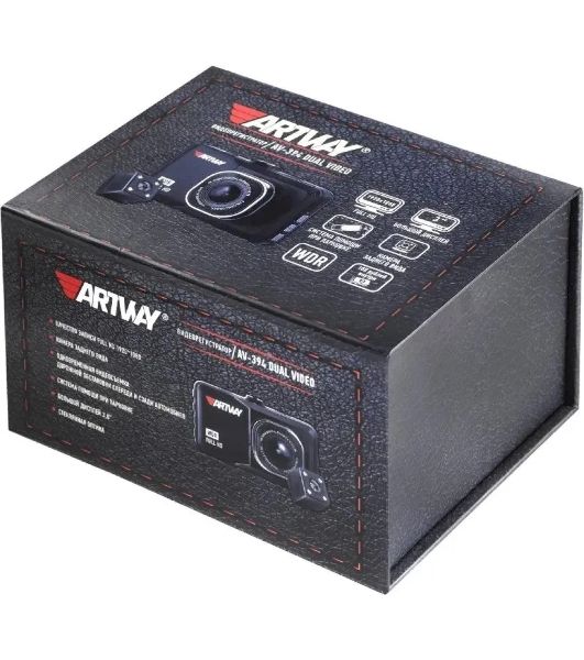 Видеорегистратор Artway AV-394 с двумя камерами 3"/120°/1920x1080 Full HD/мониторинг парковки