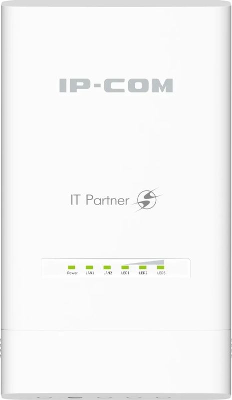 Наружная точка доступа IP-COM CPE12, 5 ГГц, до 867 Мбит/с, IP65, 1х12dbi, PoE, 2х1 Гбит/с, молниезащита 6000В