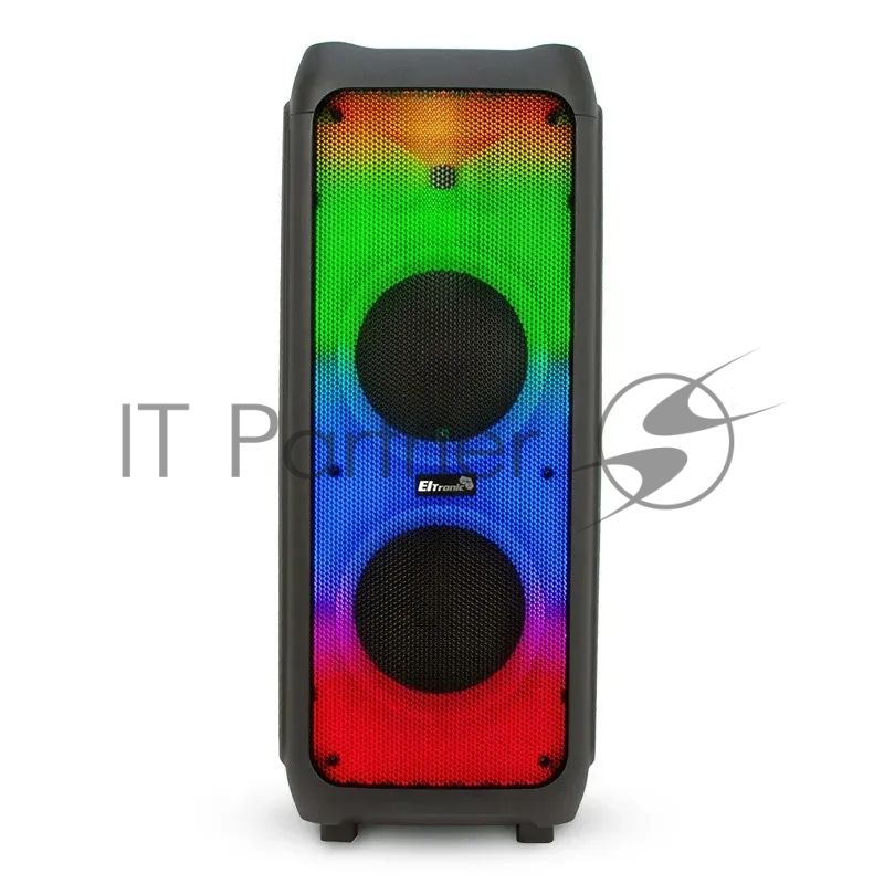 Колонка Eltronic 10" динамик 2шт/10" с TWS 120 Вт черный