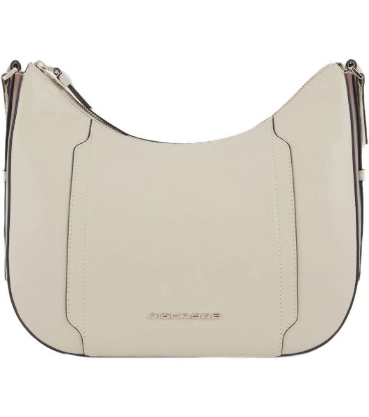 Сумка женская Piquadro Circle BD6657W92/BECU бежевая/кофейная натур.кожа