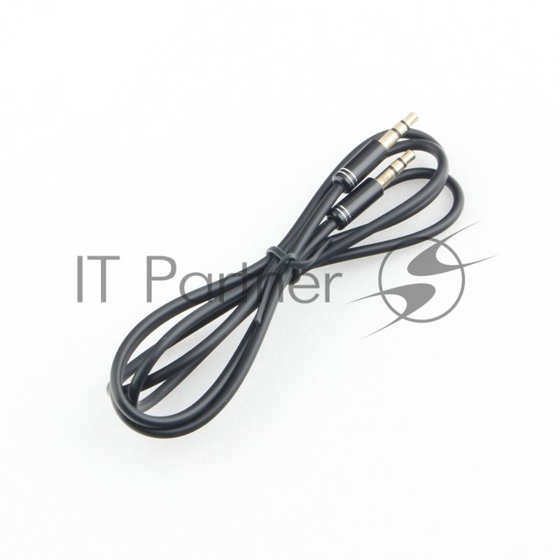 Кабель аудио Cablexpert CCAB-02-35MM-1MB, 3.5 Jack (M)/3.5 Jack (M), черный, 1м, блистер