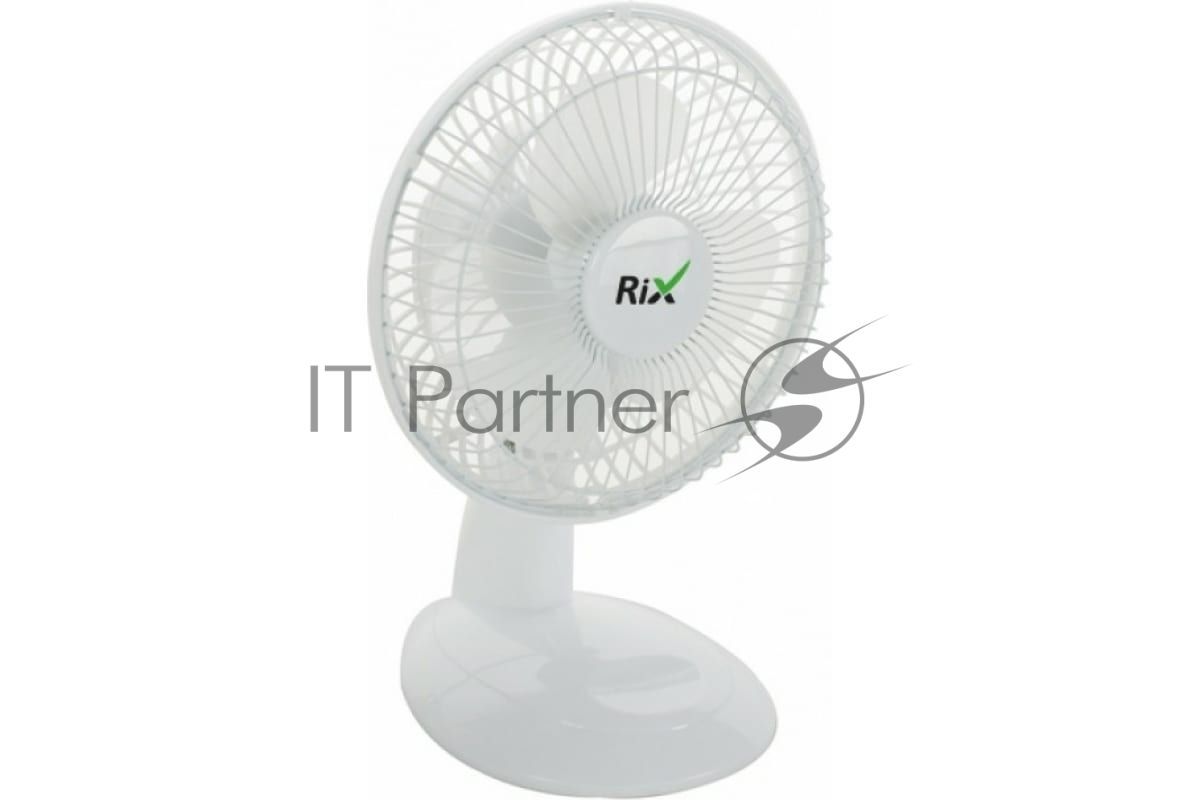 Вентилятор настольный Rix RDF-2200W белый