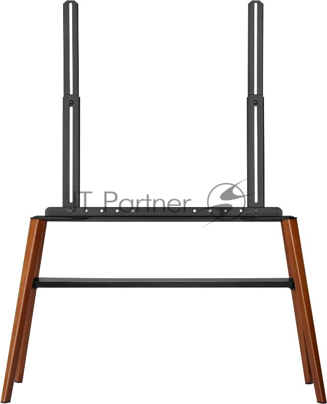 Подставка для телевизора Cactus CS-ST3647BKWN черный/орех, 49"-75" макс. 40 кг, напольный