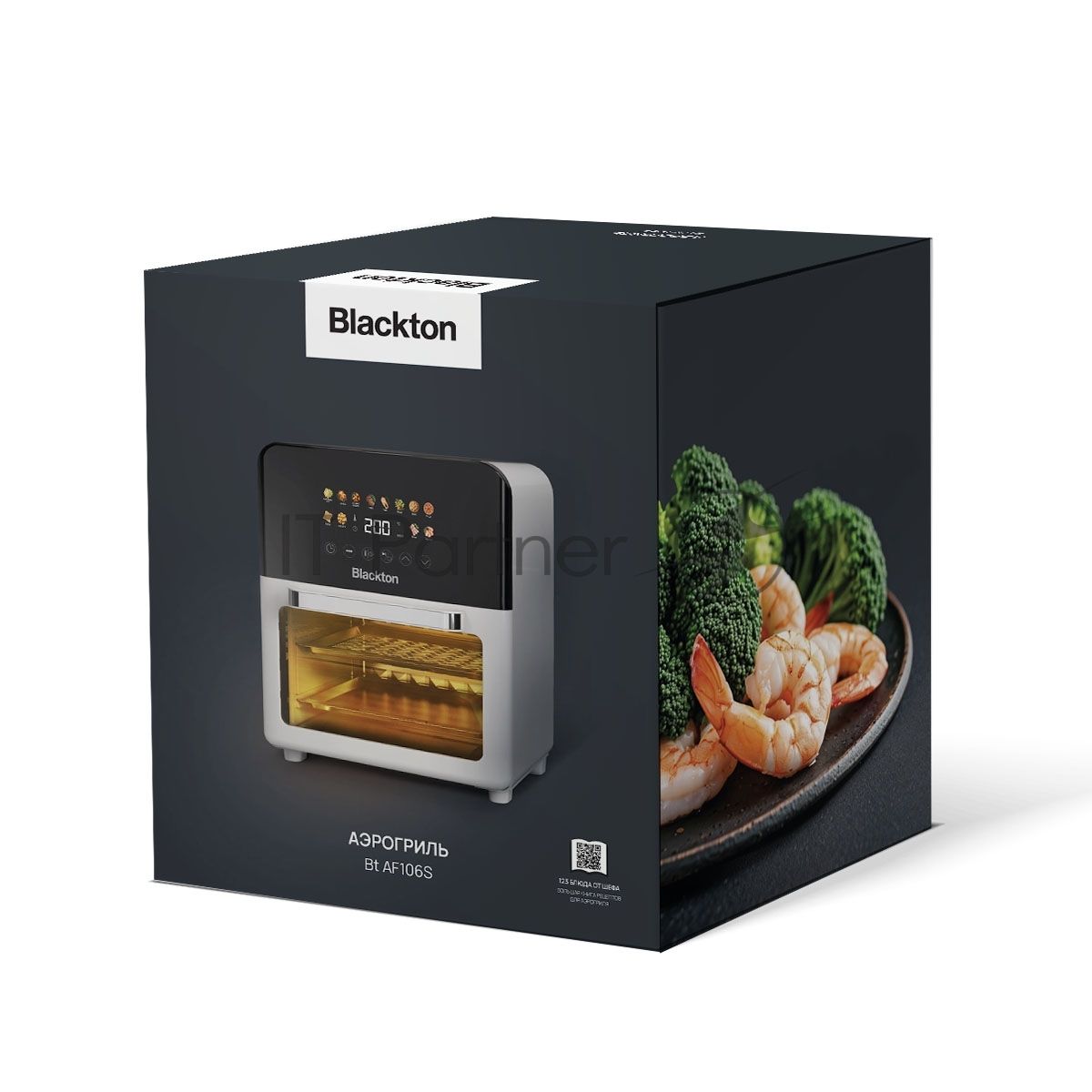 Аэрогриль Blackton Bt AF106S белый, 1700 Вт, 10 л, сенсор, 12 программ