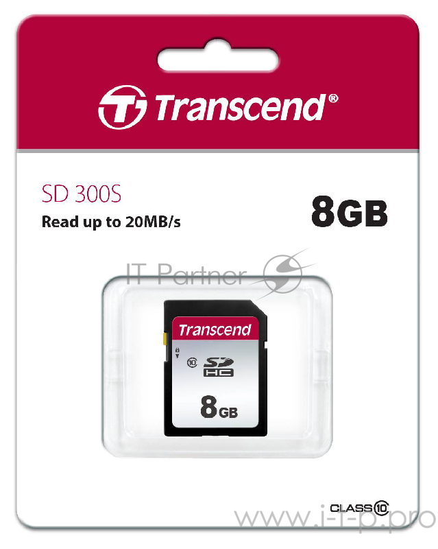 Флеш карта Transcend 8Gb SDHC Class 10 UHS-I U1 R95, W45Mb/s