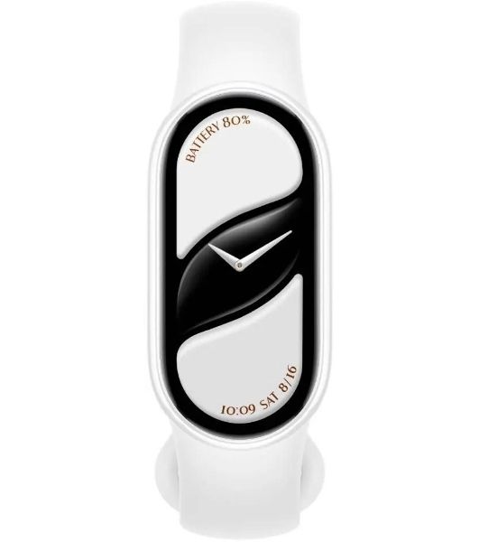 Фитнес-браслет Xiaomi Smart Band 10 Ceramic Edition, 1.72", AMOLED, Bluetooth, IPX8, жемчужно-белый
