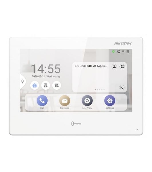 Видеодомофон Hikvision DS-KH9310-WTE1(B) белый