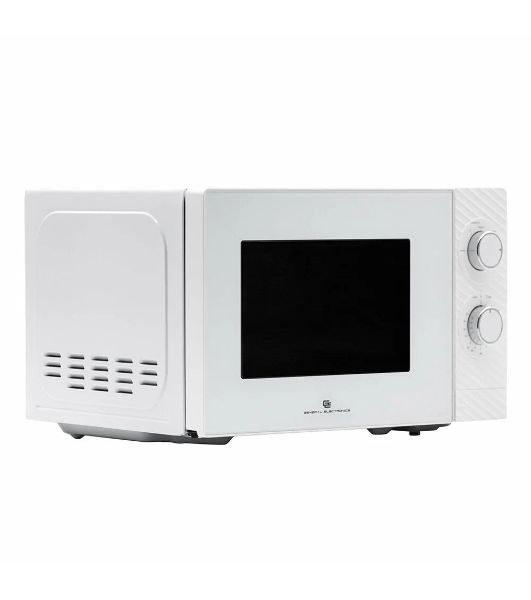 Микроволновая печь General Electronics GE-MS120W белый, 20 л, 700 Вт, переключатели - поворотный механизм