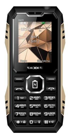 Мобильный телефон TeXet TM-D429 антрацит