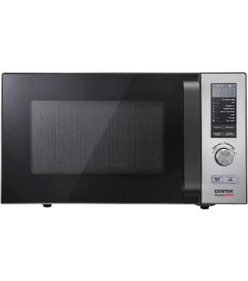 Микроволновая печь Centek CT-1567 серебристый/стальной, 25 л, 900 Вт, переключатели - кнопки, поворотный механизм