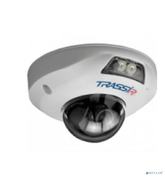 Уличная 2Мп IP-камера TRASSIR TR-D4121IR1 v6 2.8 с ИК-подсветкой. Матрица 1/2.7" CMOS, разрешение 2Мп