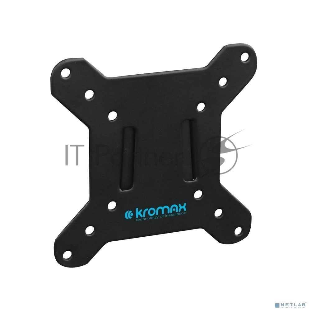 Кронштейн для телевизора Kromax VEGA-3 new черный 15"-32" макс.20кг настенный фиксированный