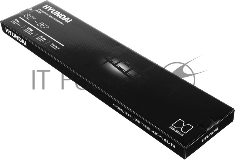 Кронштейн для телевизора Hyundai GL-T3 черный 32"-85" макс.50кг настенный наклон