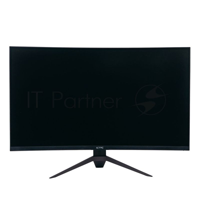 Монитор 31.5" KTC H32S17 VA 2560x1440, 165 Гц, 1 мс, 16:9, 300 кд/м², 2xHDMI, 2xDP, 1xUSB 2.0, 1x3.5 мм, изогнутый R1500, черный