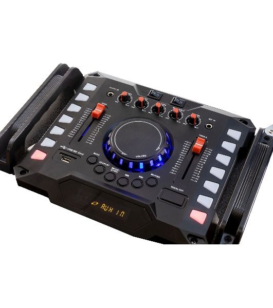 Минисистема SUPRA SMB-2150 черный 1200Вт FM USB BT SD (в комплекте: активн.+пассив.колонки)