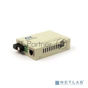 Конвертер из UTP GIGALINK GL-MC-UTPF-SC1F-18SM-1550-N 100Мбит/c в WDM, без LFP, SM, SC, Tx:1550/Rx:1310, 18 дБ (до 20 км)
