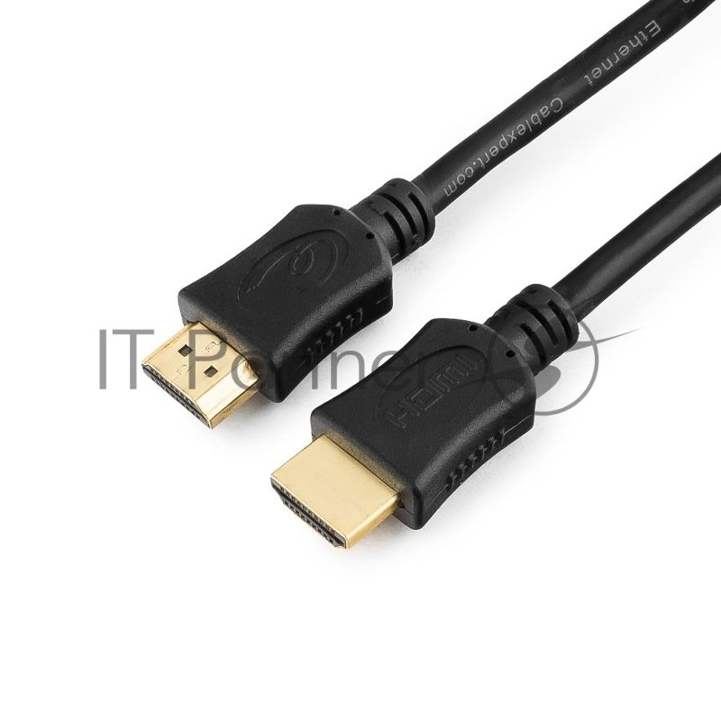 Кабель Cablexpert HDMI CC-HDMI4L-10, 19M/19M, v2.0, серия Light, позол.разъемы, экран, 3м, черный, пакет