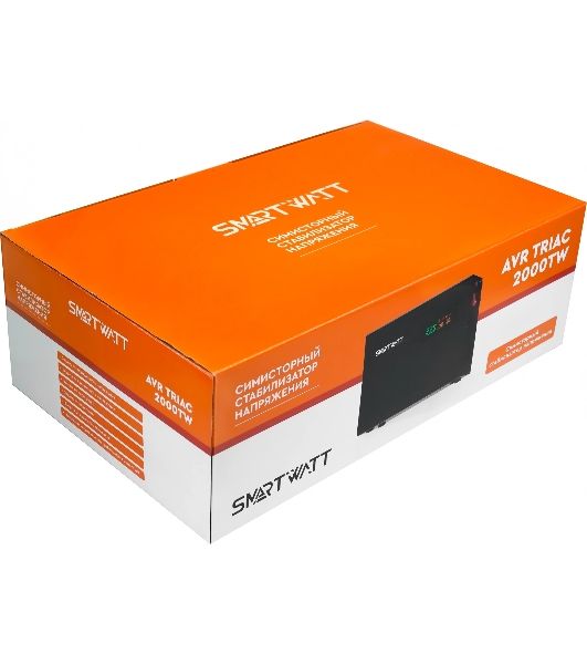 Стабилизатор напряжения Smartwatt AVR Triac 2000TW 2000ВА черный