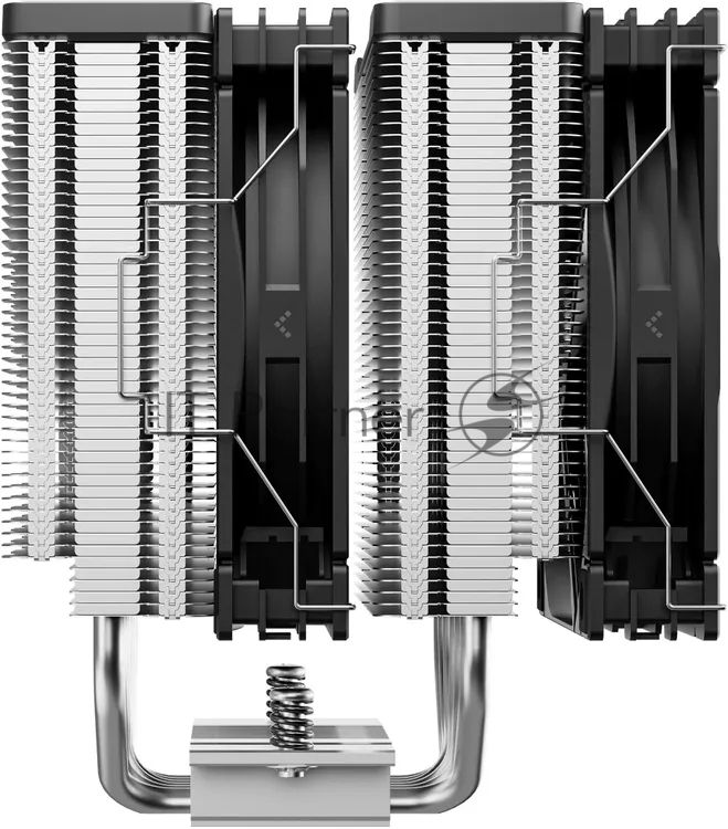 Кулер для процессора DEEPCOOL AG620 G2 LGA1954/1851/1700/AM5/AM4 (9шт/кор, TDP 270W, PWM, DUAL Black Fan 120mm, 6 тепл. трубок, черный) RET