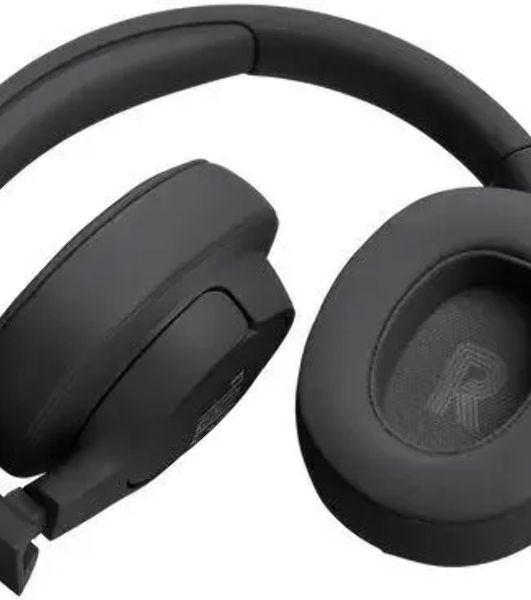 Беспроводные/проводные наушники JBL Tune 720BT черный, полноразмерные, Bluetooth + проводной, быстрая зарядка