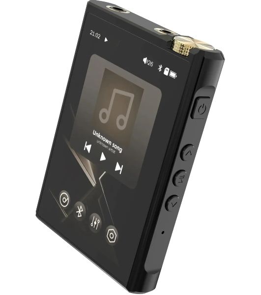 Плеер Hi-Fi Flash Digma Pro XT7 черный/золотистый/3.5"/microSD/microSDHC