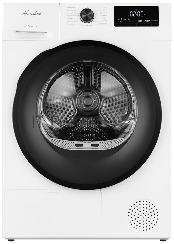 Сушильная машина MONSHER MDM 660 Blanc белый, 9 кг, сушка - тепловой насос, программ - 15, 60 x 85 x 68.5 см