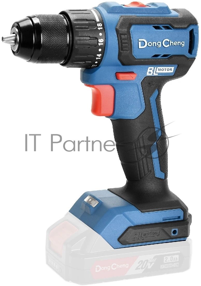 Дрель-шуруповерт DongCheng DCJZ2040, 20 В, 0 Ач, 45 Нм, бесщеточный