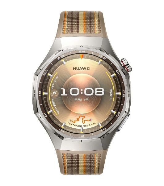 Умные часы HUAWEI Watch GT 6 Pro ATM-B29, 1.47" AMOLED, Wi‑Fi, Bluetooth, NFC, 5 ATM/IP69, коричневый / серебристый