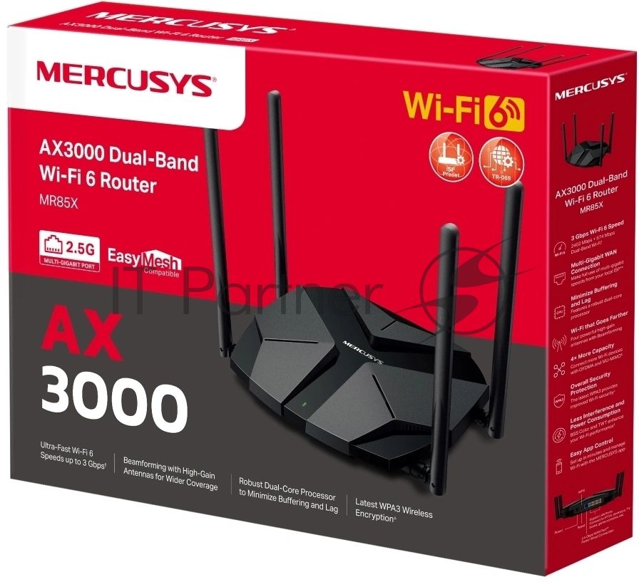 Двухдиапазонный Wi-Fi Роутер Mercusys MR85X