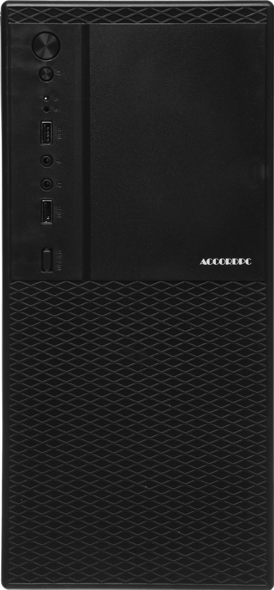 Корпус ACCORD ACC-1605B, Mini-Tower, чёрный