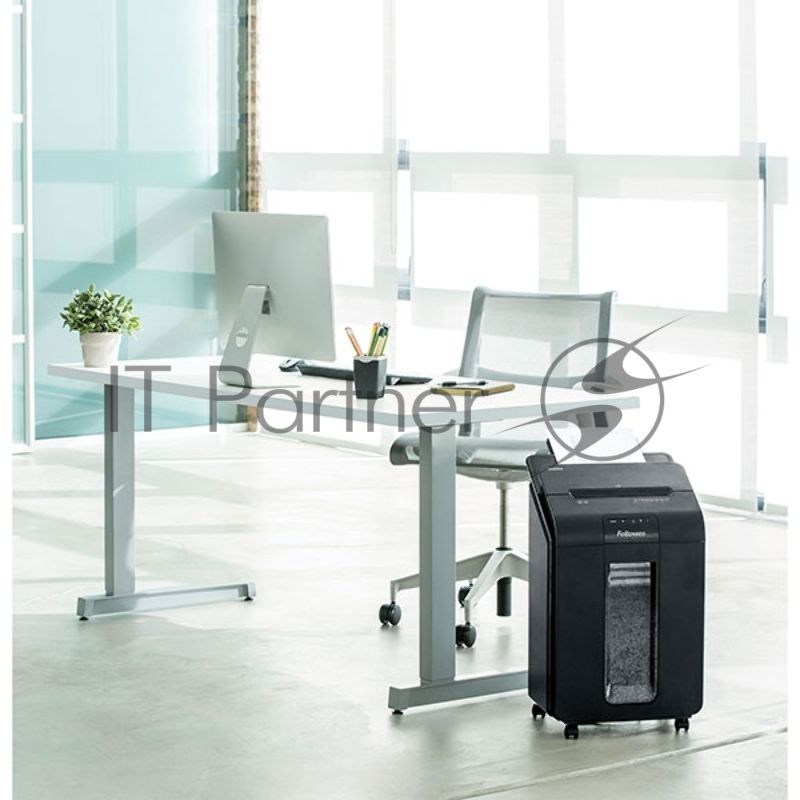 Шредер Fellowes AutoMax 100M (секр.P-4)/фрагменты/100лист./23лтр./скрепки/скобы/пл.карты